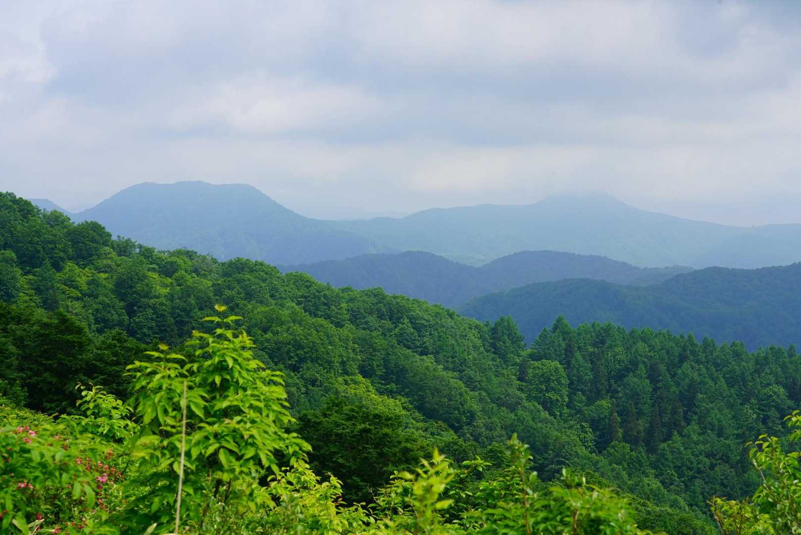真昼山と女神山