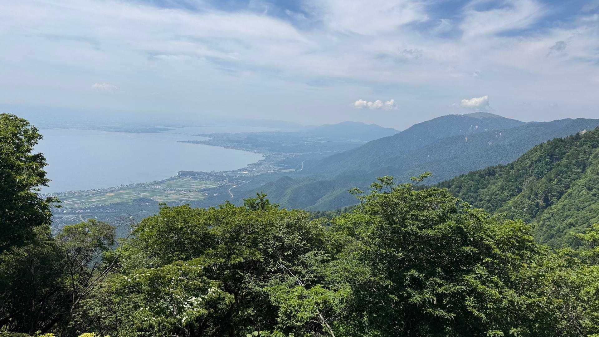 北小松駅-ヤケ山-ヤケオ山-釈迦岳-イン谷口バス停-比良駅 縦走コースの写真