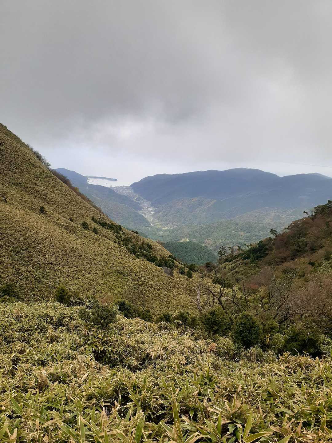 大曲茶屋バス停-土肥峠-伽藍山-古稀山-達磨山-小達磨山- 縦走コースの写真