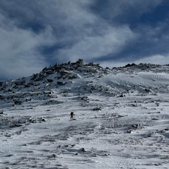 中岳へ登り返します
ってか　
人がいない！