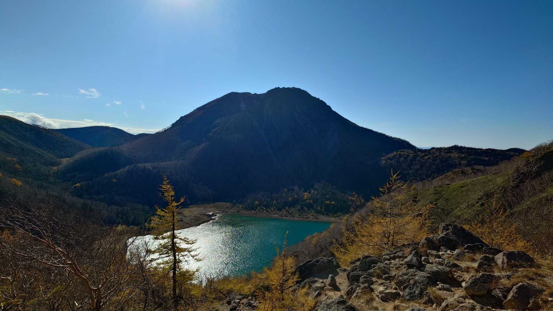白根山と五色沼