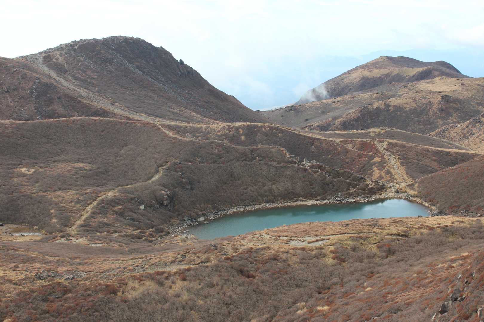 赤川登山口-久住山-中岳-稲星山 往復コースの写真