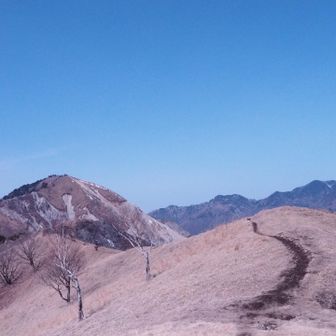 稜線は気持ちいい✨️💙