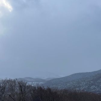 塩谷丸山は見えません😶‍🌫️