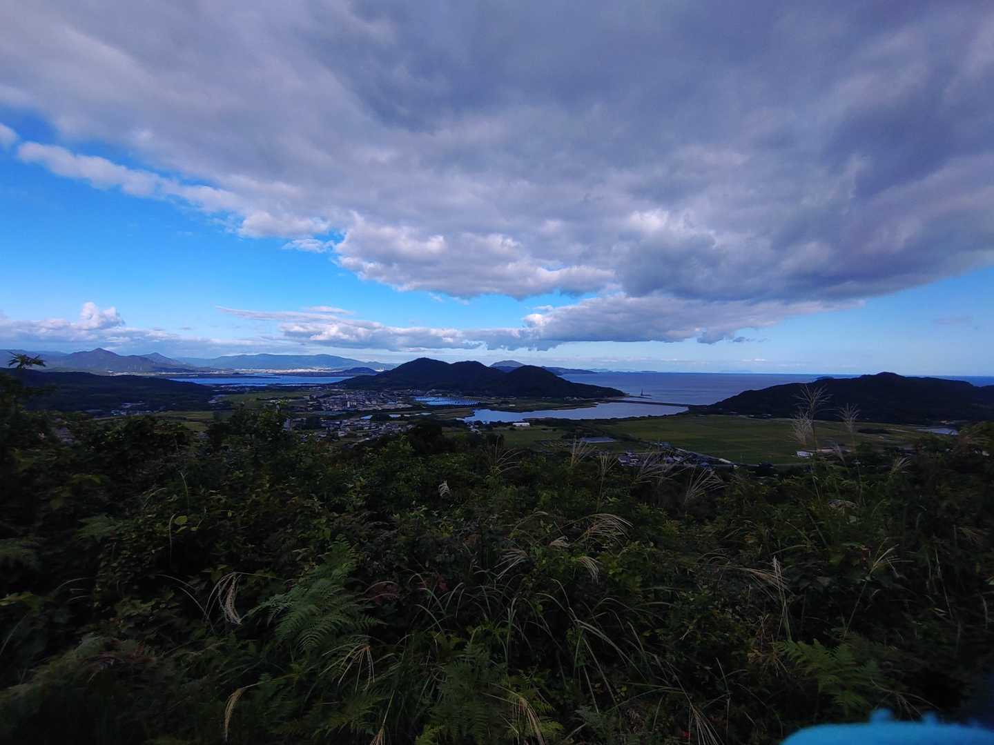 台風が過ぎてよい天気
