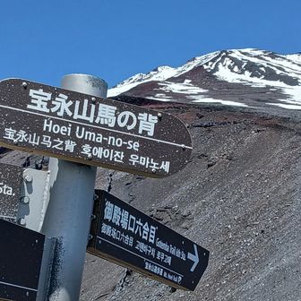 富士山🗻が見たい💪宝永山 / 知恵の輪の登山データ | YAMAP / ヤマップ