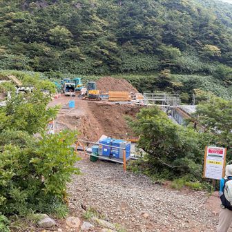 くろがね小屋の建設状況