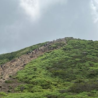 久住山への登山道は、まだ元気な声が沢山聞こえてきます♪