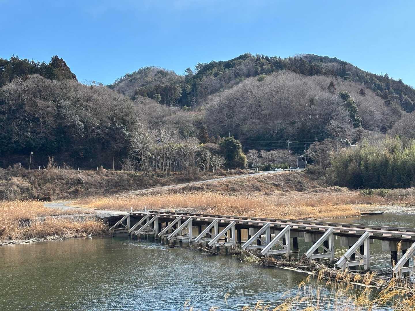 珍しい沈下橋