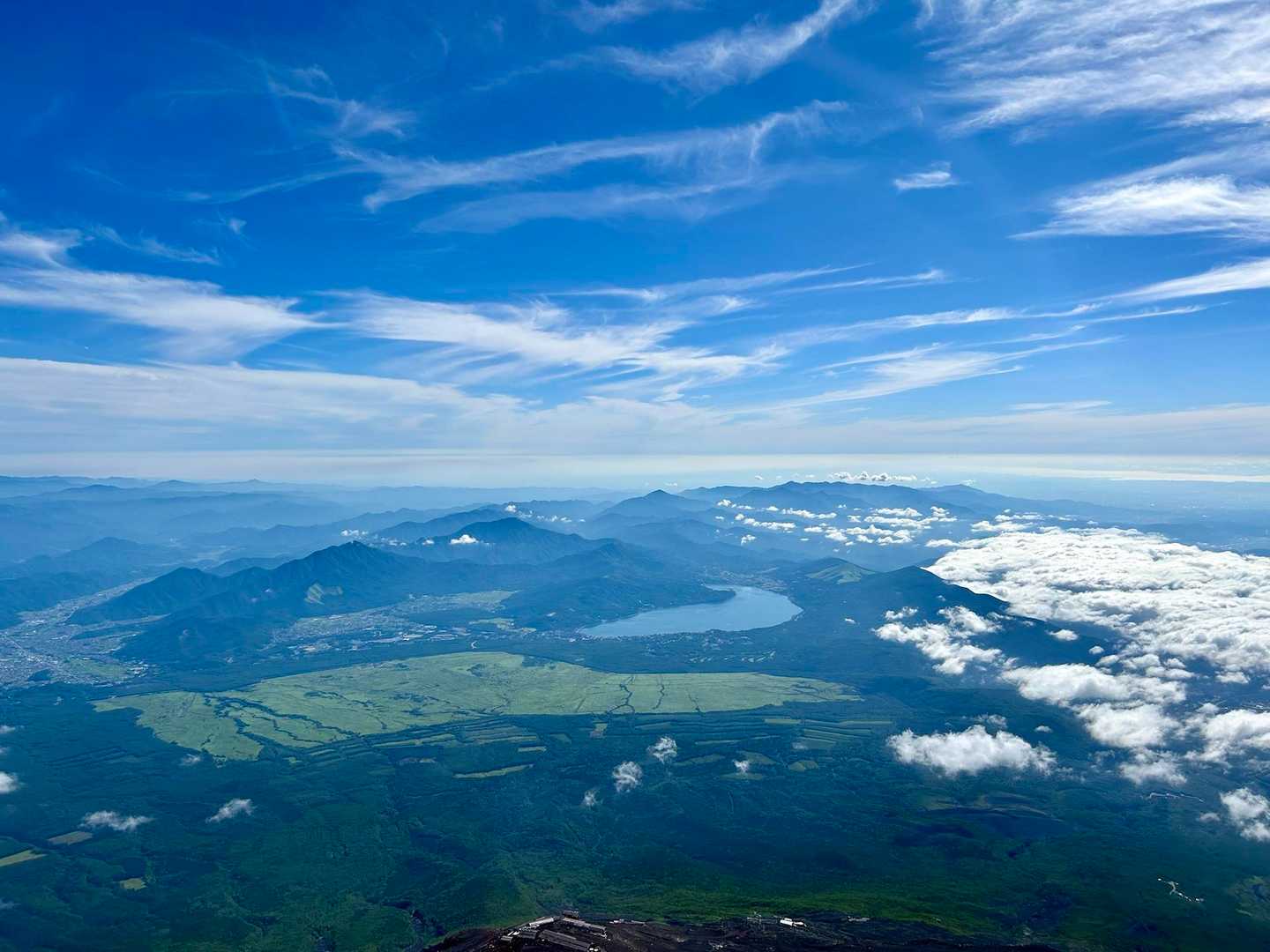 頂上からの景色は最高✨