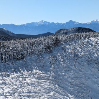 山頂からの南アルプス
