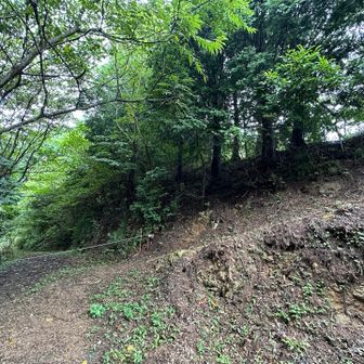 南登山口取り付き