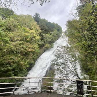 再び 湯滝へ   マイナスイオンたっぷり  見応えがある立派な滝です✨