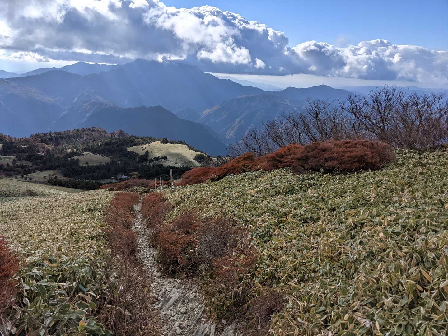 瓶ヶ森 往復コースの写真