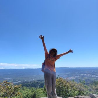 大岩快晴。写真を撮ってくれた笑顔が素敵な女性ありがとうございました。私が撮った写真はどうだったかな。（*^_^*）