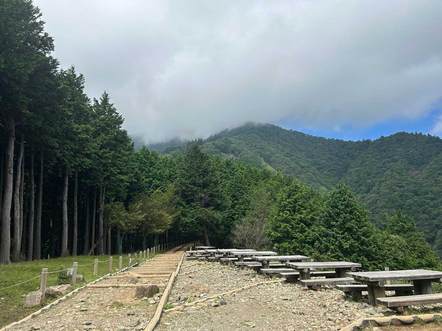 山頂方面ガッスガス〜