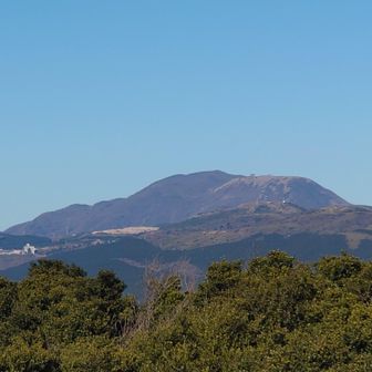 箱根方面は駒ケ岳が😮