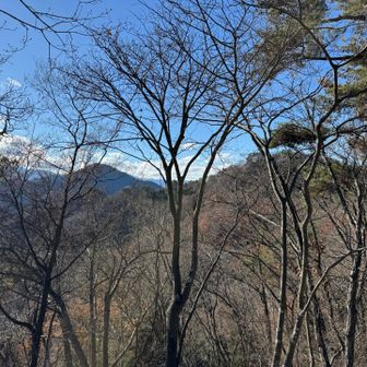 九鬼山と馬立山。