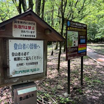 行きは見逃してた登山届入れ。