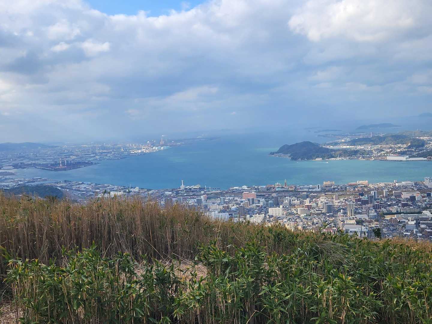 小文字山登山口-小文字山-足立山-冨野山-大台ヶ原-戸ノ上 縦走コースの写真