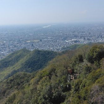 岐阜城から東方
