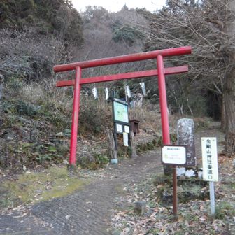 日連金剛山登山口。「ひづれ」と読む。途中までずっと「日蓮」かと思ってました。
