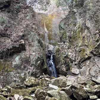 六甲山・長峰山・摩耶山 地獄大滝の上流にも小さな滝