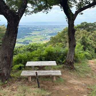 下八石山（南条八石山)山頂ベンチ