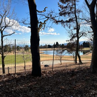 松田山頂の横のゴルフコース