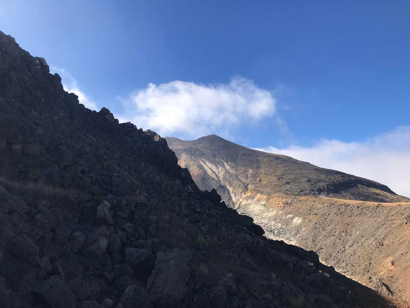 くじゅう登山口バス停-諏蛾守越-三俣山 往復コースの写真