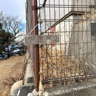 こっちに来る人全然いないなと思ったら、展望も無いし見るものも特に無いしで、納得…