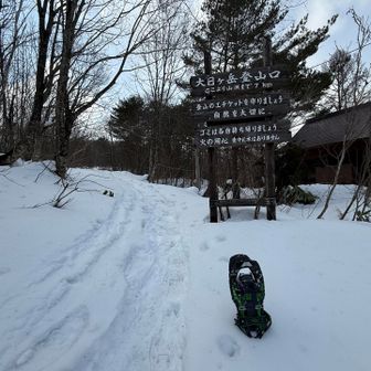無事にげさーん🍀
帰りの時間になっても駐車場までの道は全く除雪されていませんでした☝🏻