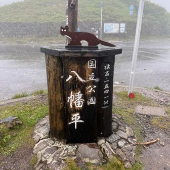 レストハウスへ。ちょうど秋田と岩手の県境