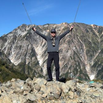 八方池からの白馬三山