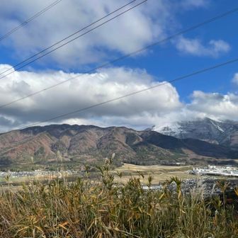 七尾山と伊吹山