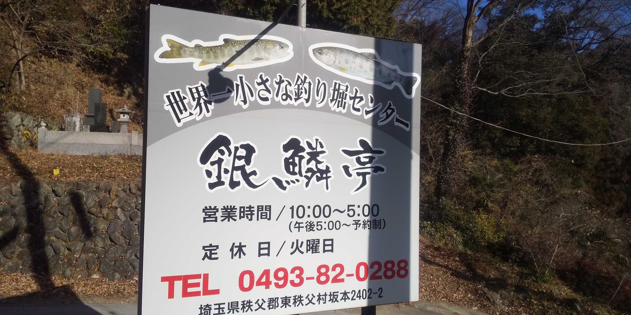 テレビでたまに紹介されてる世界一小さな釣り堀屋さんです😚