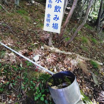 金明水
チョロチョロ出てます