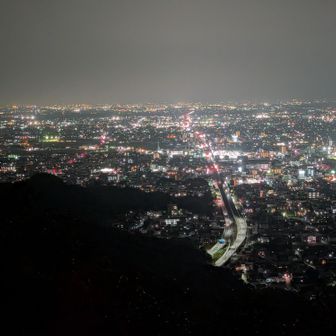 岐南から一宮
遠くは名古屋だね

