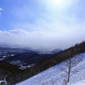 南側から雪雲が…🌨️