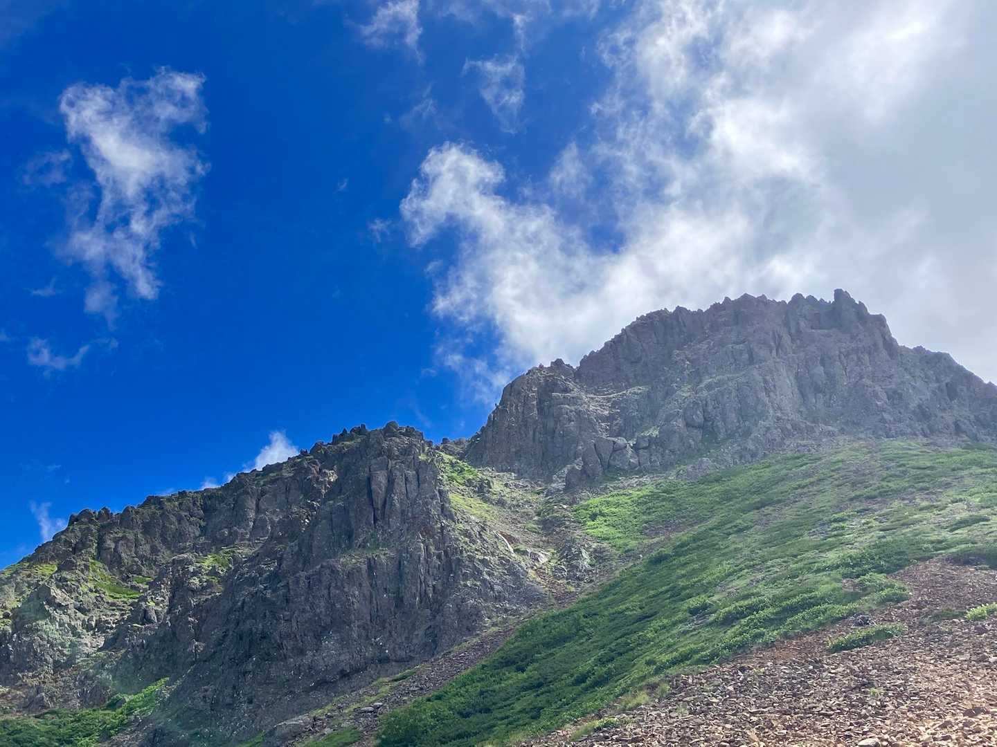 赤岳は下から見る方が好きかも