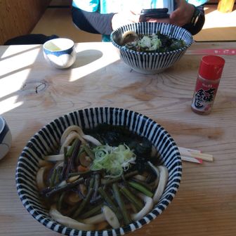 山菜うどん美味しい