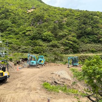 くろがね小屋、完全に取り壊されていた。