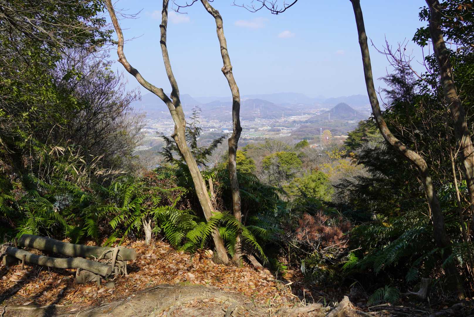 ベンチと展望がある場所が数か所できていた