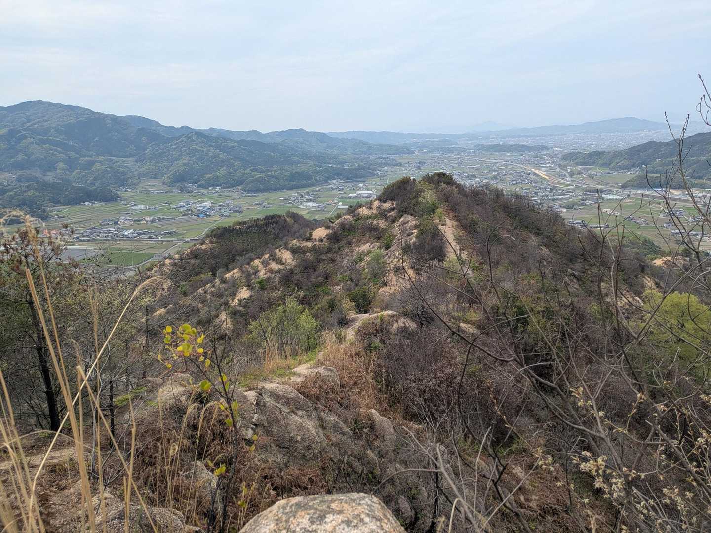 野々瀬下登山口-笠松山-笠松山登山口 周回コースの写真