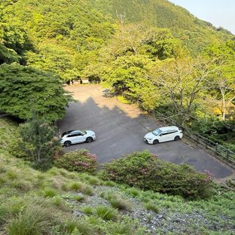 駐車場の車もかなり減ってる🙄