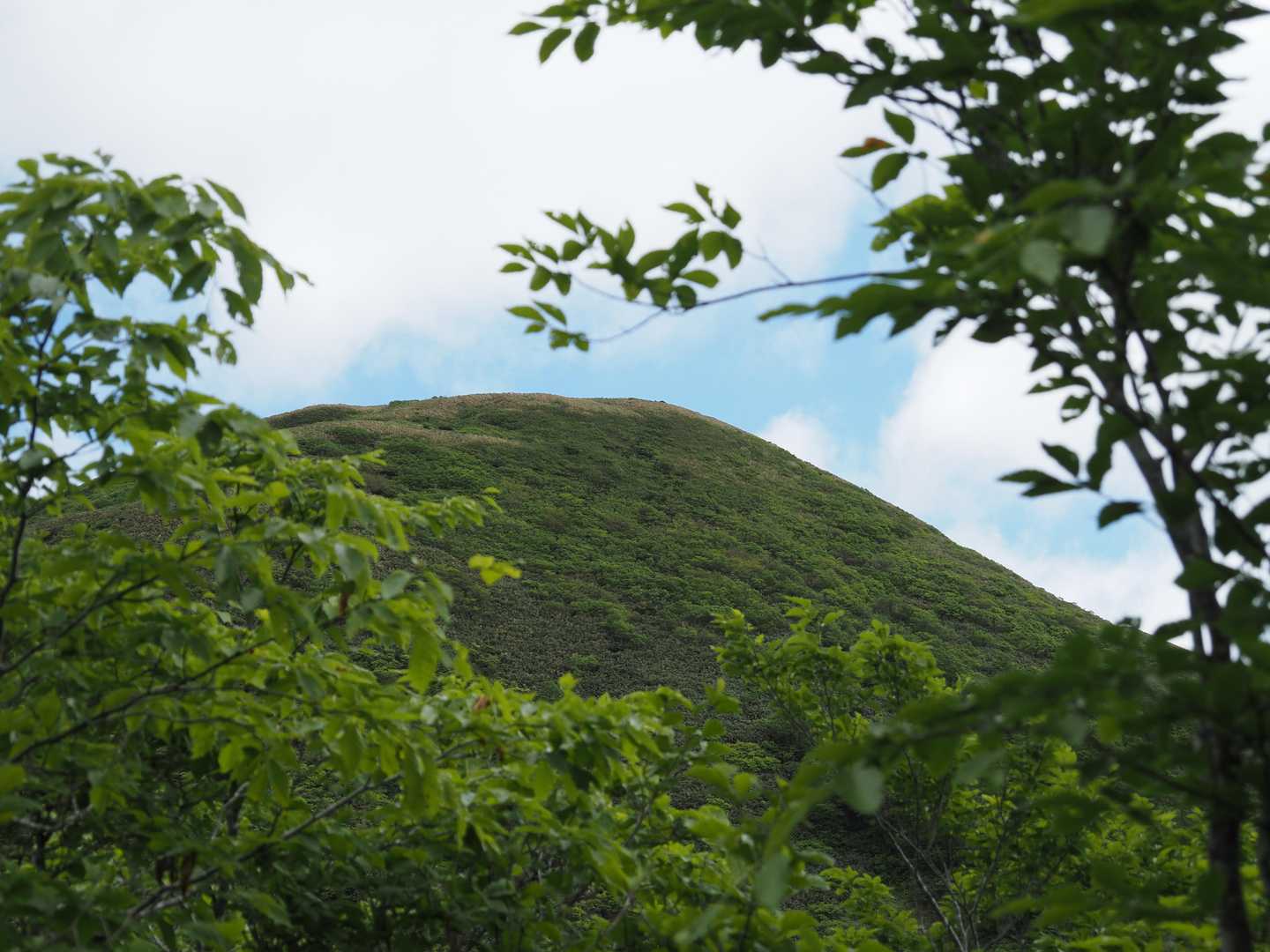 山頂を捉えた