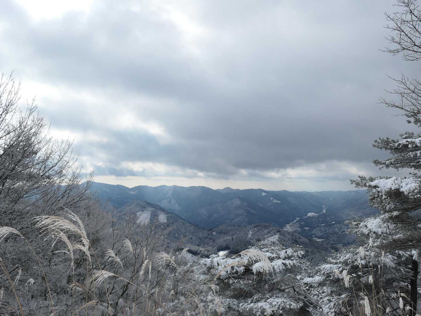尾根道からの眺望