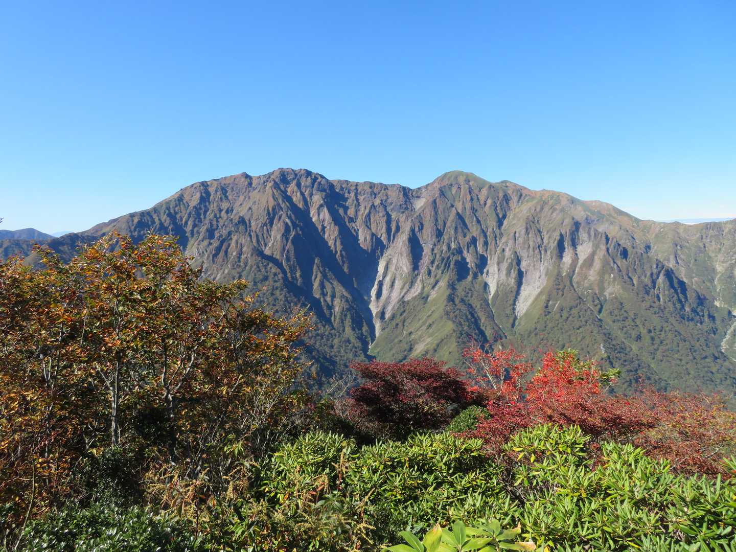 迫力の谷川岳東壁