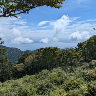 コヤマノ岳より、琵琶湖方面