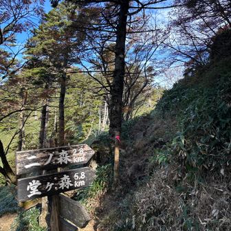 今年3月堂ヶ森~石鎚山縦走のことを思い出したね